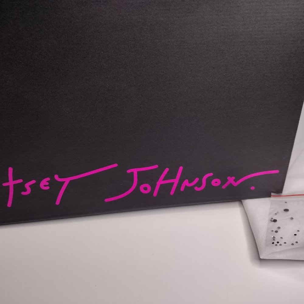 NEW BETSEY JOHNSON White Silver Unique Western Mule Bootie Boots - Picture 9 of 9